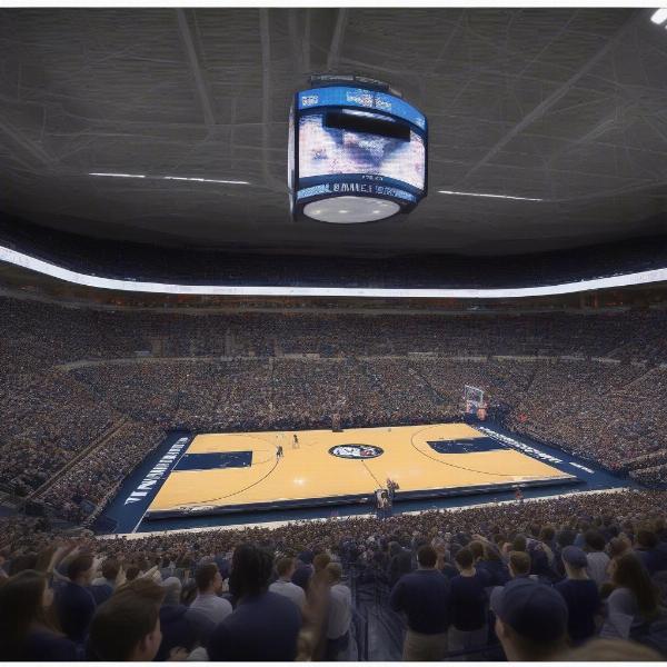 UConn Basketball Game Day at Gampel Pavilion