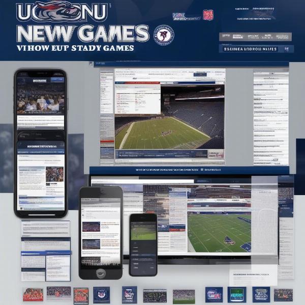 UConn Game Updates on Social Media and News Websites