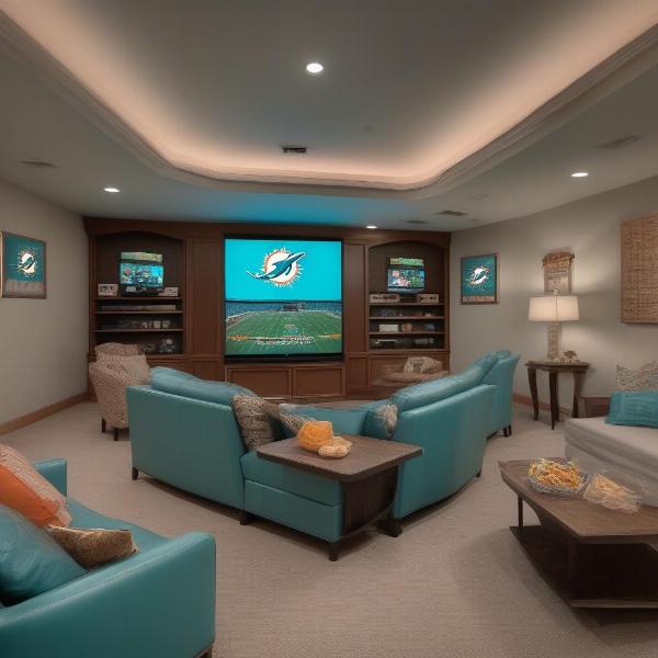 Ultimate Miami Dolphins Viewing Setup