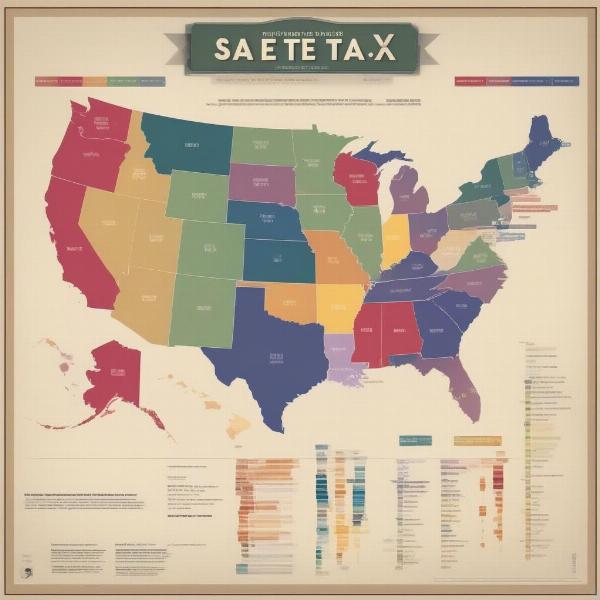 US State Sales Tax Map