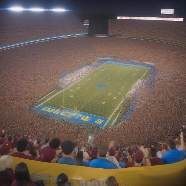 USC UCLA Game Day Atmosphere