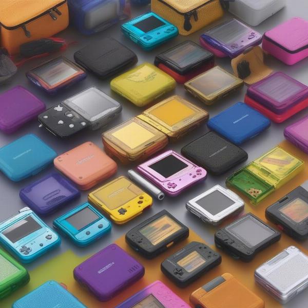 Variety of GameBoy Advance SP Consoles