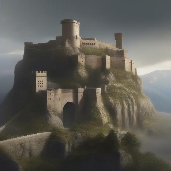 Veilguard Fortress Exterior as Shown in Game Informer