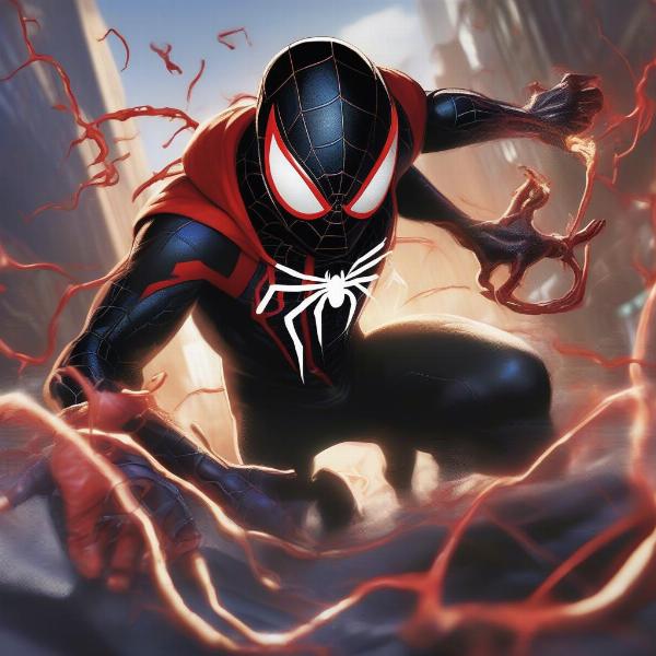 Exploiting Venom's Weakness to Sonic Attacks with Miles Morales