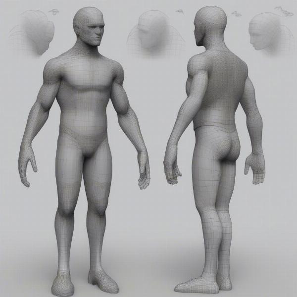 3D Modeling Process of a Video Game Character
