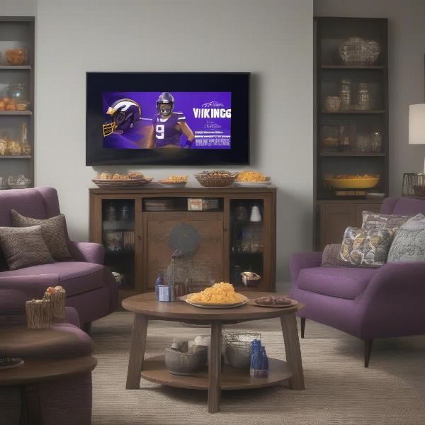 Optimal Vikings Game Watching Setup