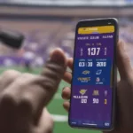 Vikings Lions Game Score Live Update on Mobile Phone