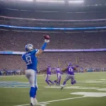 Vikings score the game-winning touchdown against the Lions