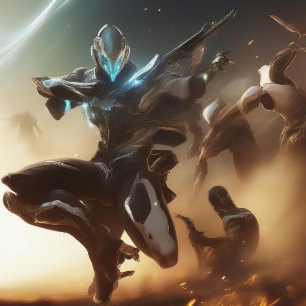 Warframe's dynamic combat in the open world