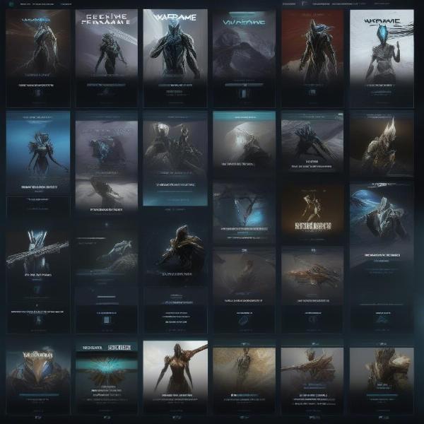 Choosing Your Warframe in the Epic Games Version