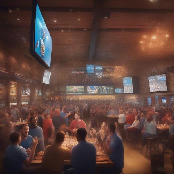 Watching All-Star Game at a Sports Bar