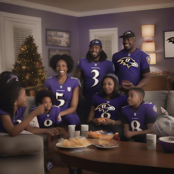 Watching Baltimore Ravens Game on TV