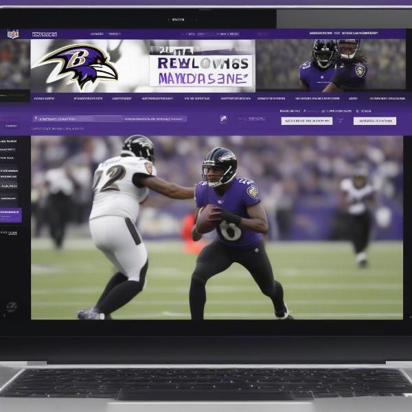 Watching Baltimore Ravens Game via Streaming