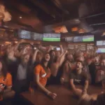 Watching Bengals Game at a Sports Bar