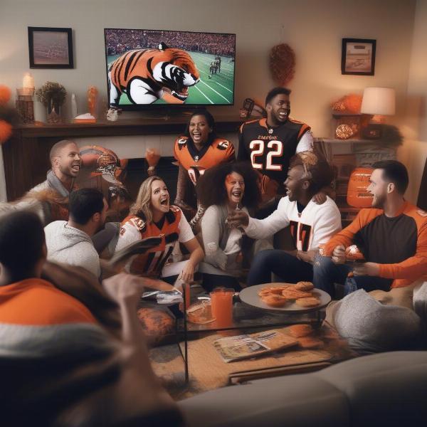 Watching the Bengals with Friends