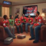 Watching Blackhawks Game on TV
