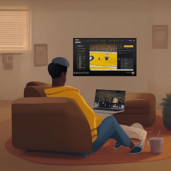 Streaming Bruins Game on ESPN Plus