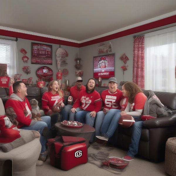 Watching Buckeyes Game on TV