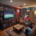 Watching the Carolina Game on TV