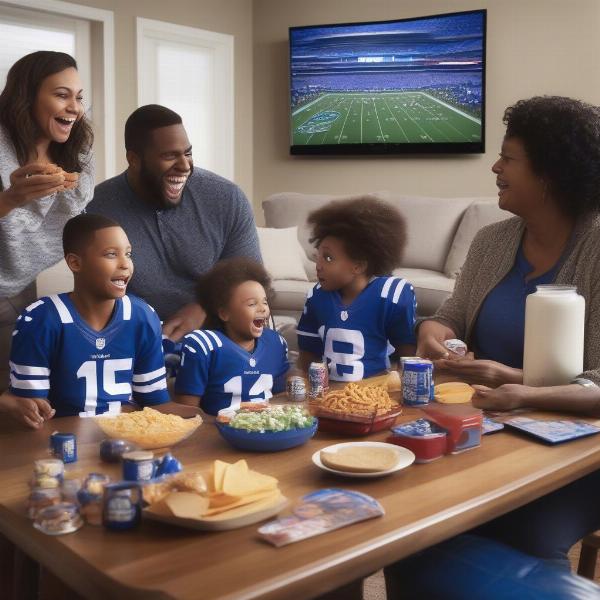 Watching Indianapolis Colts Game on Television
