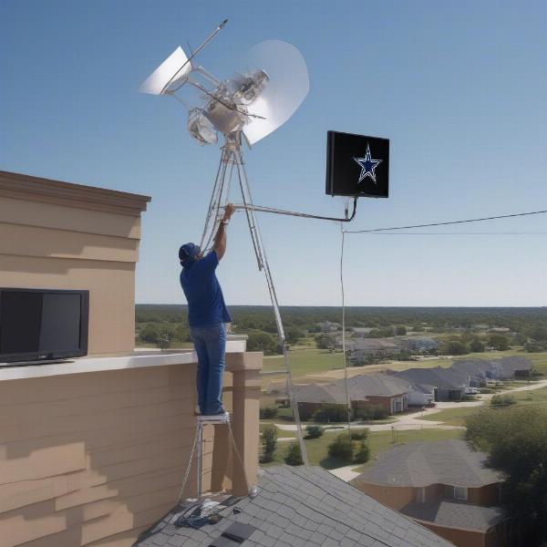 Watching Cowboys Games with Antenna
