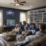 Watching Dallas Cowboys Game on TV