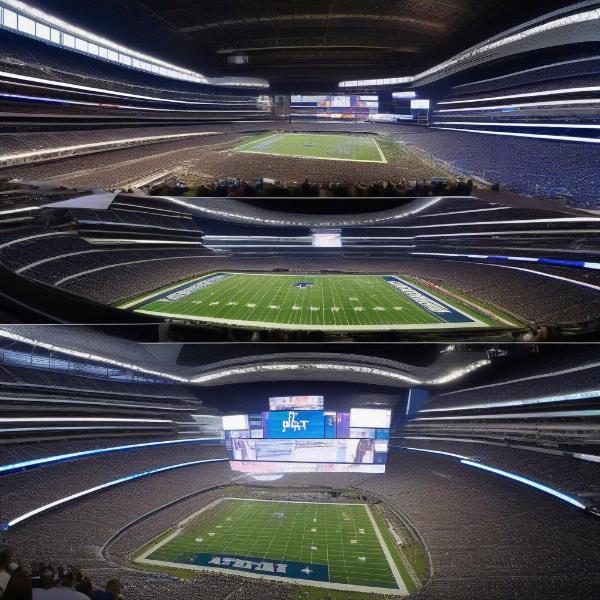Experiencing the Cowboys Game Live at the Stadium and Sports Bar