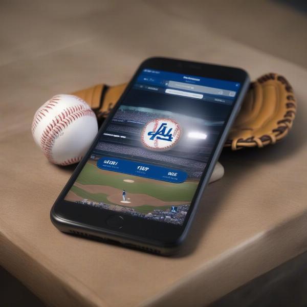 Watching Dodgers Highlights on the MLB App