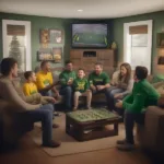Watching Oregon Ducks game on TV