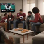 Watching Eagles Game on Cable TV