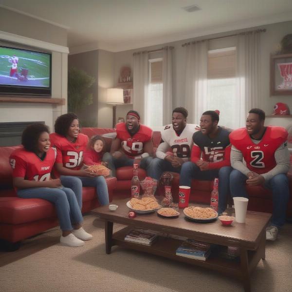 Watching the Georgia Game on Television