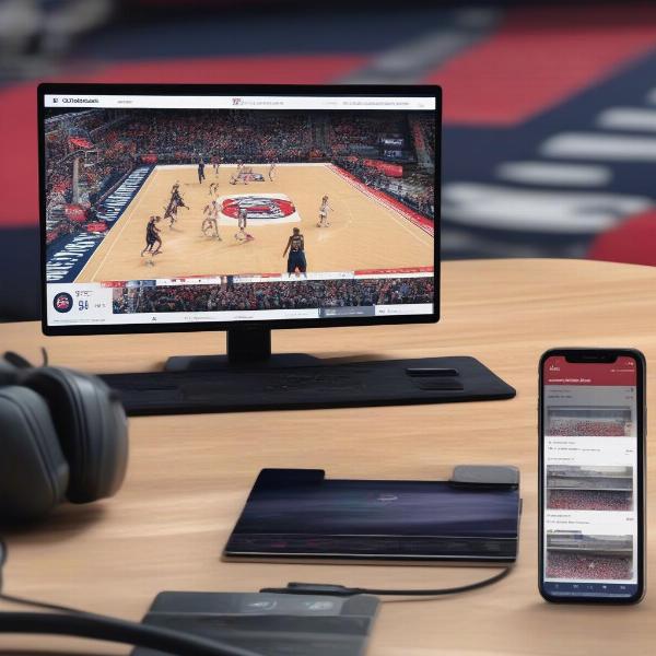Watching Gonzaga Game via Live Streaming on Multiple Devices