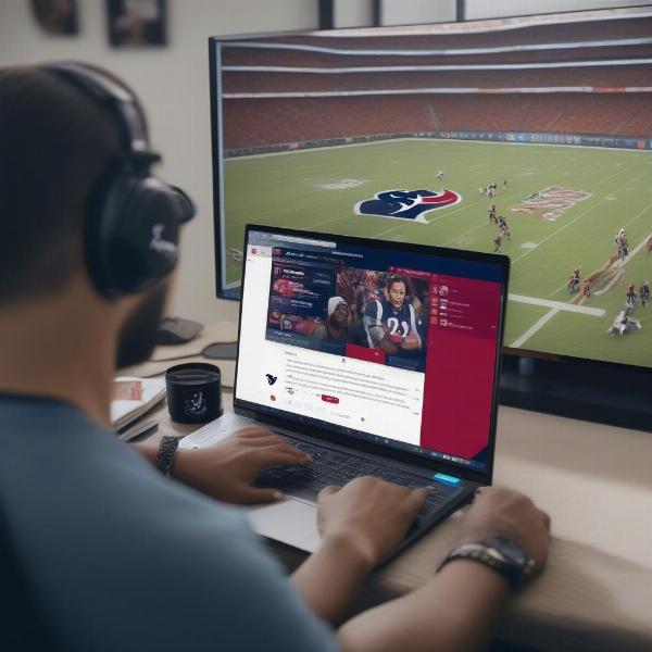 Watching Houston Texans Game on a Streaming Platform