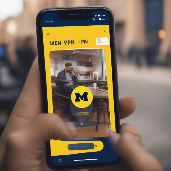 Watching Michigan Game via VPN on Mobile Device