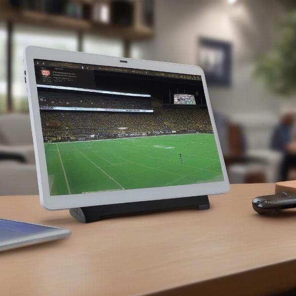 Watching the Oregon Game Live Stream on Tablet