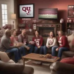 Watching OU Football Game on TV