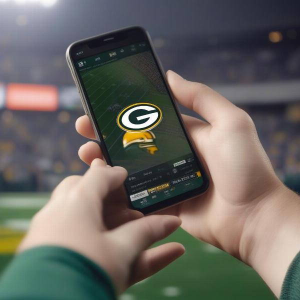 Watching Packers Game on Phone