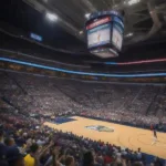 Fans cheering for the Pelicans at the Smoothie King Center during a thrilling game
