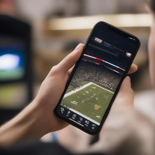 Watching Purdue Game on Phone