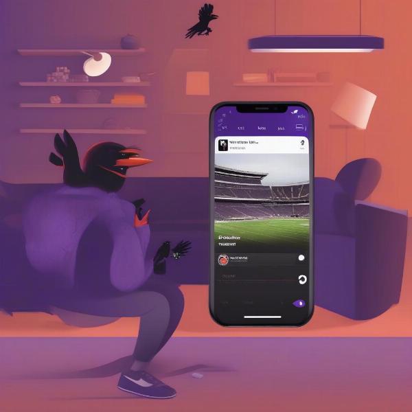 Watching Ravens Game Free on Mobile Device