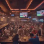 Watching the Texans Game at a Sports Bar