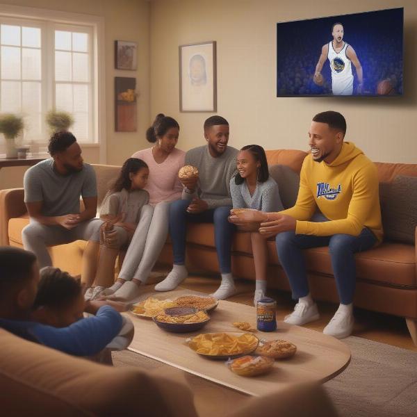 Watching Warriors Game on Cable TV