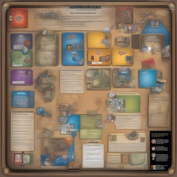 Game Components of Who Goes There?