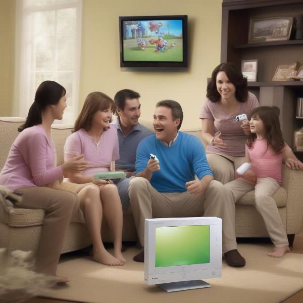Family Playing Wii