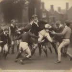 William Webb Ellis at Rugby School: Depicting the Legendary Moment