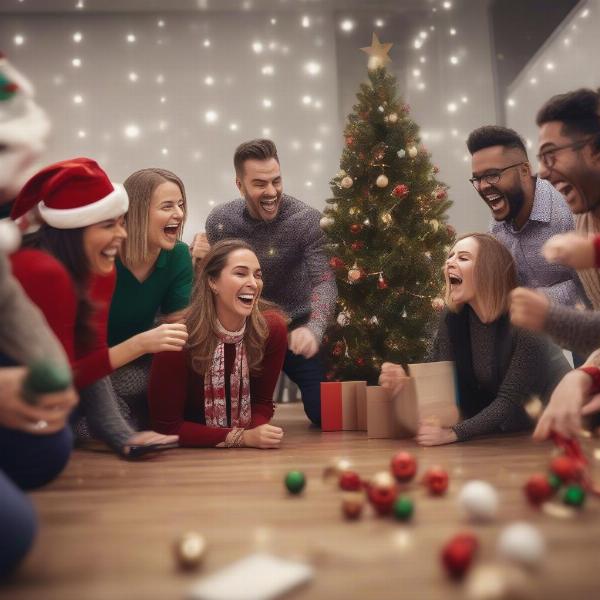 Team Building Games at a Christmas Party