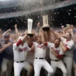 World Series Trophy Celebration Image