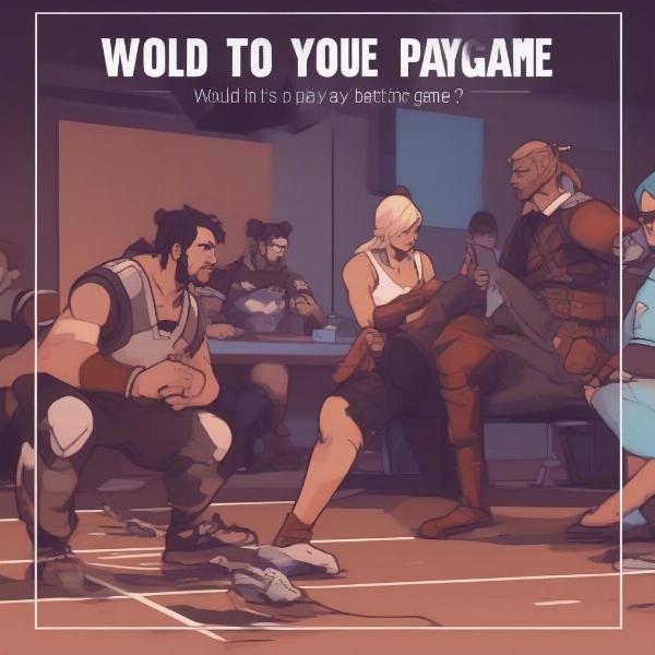 Modern Esports Game GIF "Would You Like To Play a Game?"