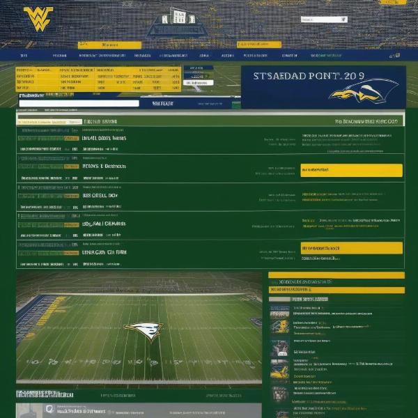 WVU Game Schedule on Official Website
