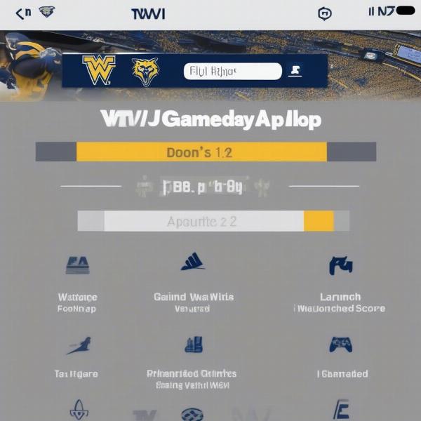 WVU Gameday App Features